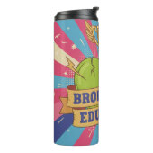 Broken But Educated Motivational Art Thermosbecher (Nach links gedreht)