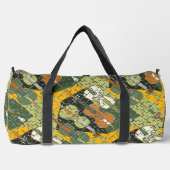 Broken Cello Pattern Duffle Bag (Vorderseite)