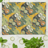 Broken Cello Pattern Geschirrtuch (Gefaltet)