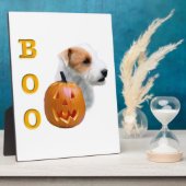 Broken coat Parson Russell Terrier Halloween BOO Fotoplatte (Seite)