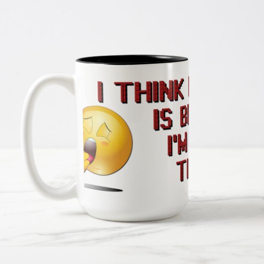 Broken Coffee Spaß Kaffee Tasse (Links)