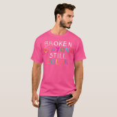 Broken Crayons Still Color Christian Bible Verse T-Shirt (Vorne ganz)