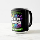Broken Crayons Tasse (VorderseiteRechts)