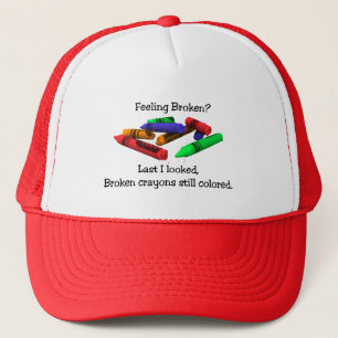 Broken Crayons Trucker Hat Truckerkappe