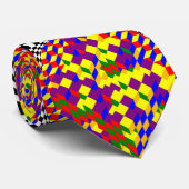 Broken Cube von Kenneth Yoncich Krawatte (Gerollt)