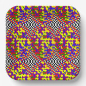 Broken Cube von Kenneth Yoncich Pappteller (Vorderseite)