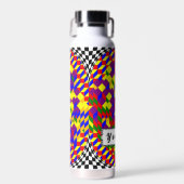 Broken Cube von Kenneth Yoncich Trinkflasche (Vorne)