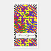 Broken Cube w/Shadow von Kenneth Yoncich Serviette (Vorderseite)