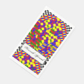 Broken Cube w/Shadow von Kenneth Yoncich Serviette (Ecke)
