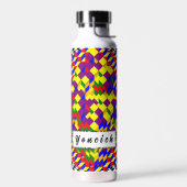 Broken Cube w/Shadow von Kenneth Yoncich Trinkflasche (Links)
