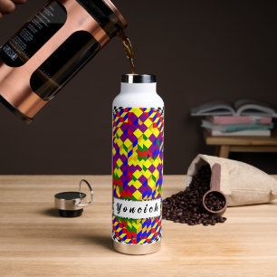 Broken Cube w/Shadow von Kenneth Yoncich Trinkflasche