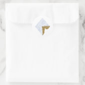 Broken Diamond Runder Aufkleber (Tasche)