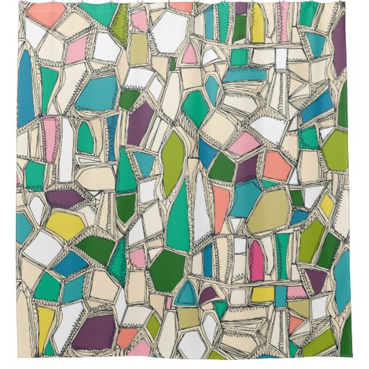 BROKEN DUSCHVORHANG (Vorderseite)