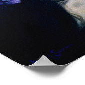 Broken Eagle Woman Poster (Ecke)