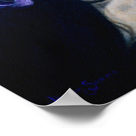 Broken Eagle Woman Poster (Ecke)