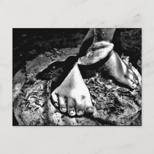 "Broken Feet" JTG Art Postcard Postkarte