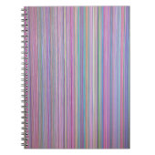 Broken Flachbildschirm TV Regenbogenstreifen Notizblock (Vorderseite)