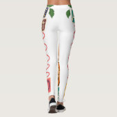Broken Gingerbread Cookie – Funny Holiday Meltdown Leggings (Rückseite)