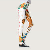 Broken Gingerbread Cookie – Funny Holiday Meltdown Leggings (Rechts)