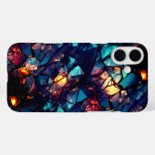 Broken Glass Art Phone Case (Rückseite (Horizontal))