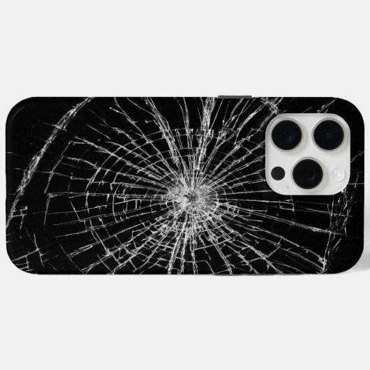 Broken Glass Case-Mate iPhone Hülle (Rückseite (Horizontal))