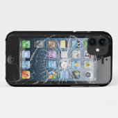 Broken Glass Case-Mate iPhone Hülle (Rückseite (Horizontal))