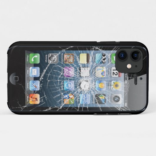 Broken Glass Case-Mate iPhone Hülle (Rückseite (Horizontal))