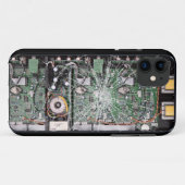 Broken Glass Circuit Board Case-Mate iPhone Hülle (Rückseite (Horizontal))