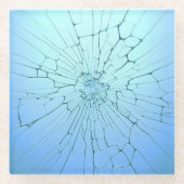 broken glass,  glasuntersetzer (Vorderseite)