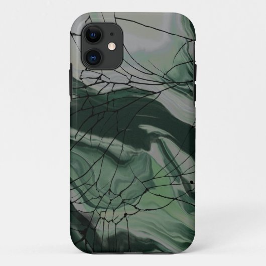 Broken Glass iphone 11 Fall Case-Mate iPhone Hülle (Rückseite)