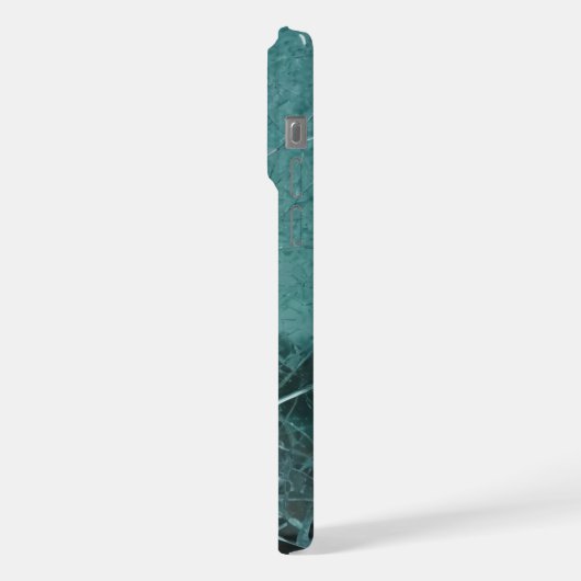 Broken Glass iphone 15 pro max Gehäuse iPhone Hülle (Linke Seite)