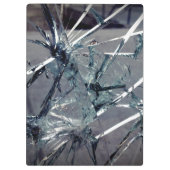 Broken Glass Klemmbrett (Rückseite)