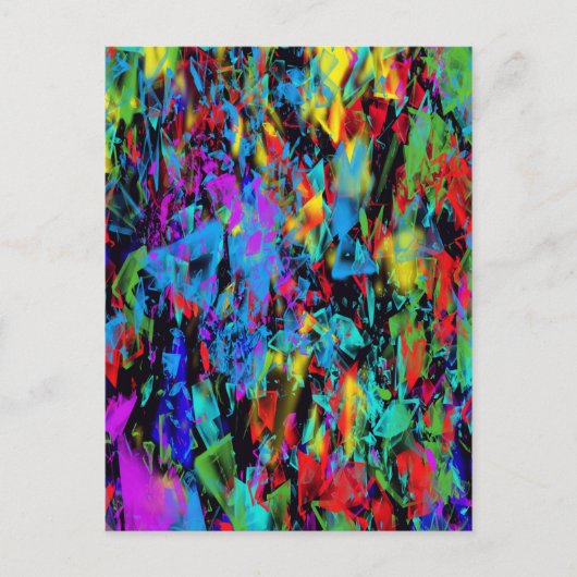 Broken Glass Postkarte (Vorderseite)