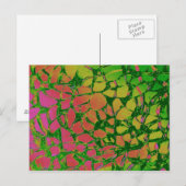 Broken Glass Rainbow Postkarte (Vorne/Hinten)
