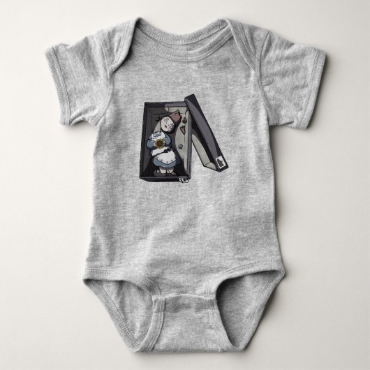 Broken Gnome Baby Strampler (Vorderseite)