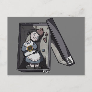 Broken Gnome Feiertagspostkarte