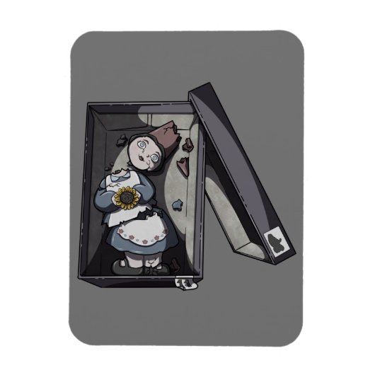 Broken Gnome Magnet (Vertikal)