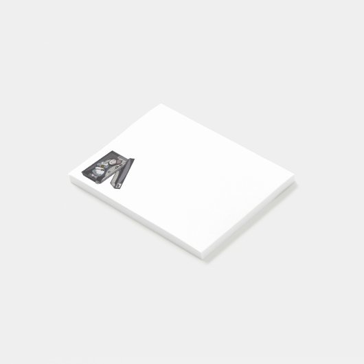 Broken Gnome Post-it Klebezettel (angewinkelt)