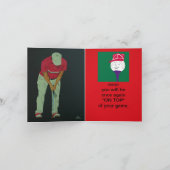 Broken Golf Peg Karte (Innenseite)