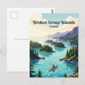 Broken Group Islands Kanada Postkarte (Vorne/Hinten)
