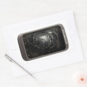 Broken Handy Rechteckiger Aufkleber (Umschlag)
