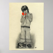 Broken Heart Boy Puppy Poster (Vorne)
