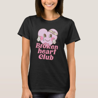 Broken Heart Club Valentine Day Retro Groovy Men W T-Shirt