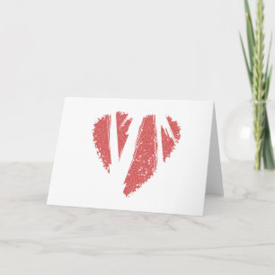 Broken Heart Feiertagskarte