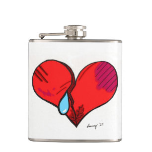 Broken Heart Flask Flachmann