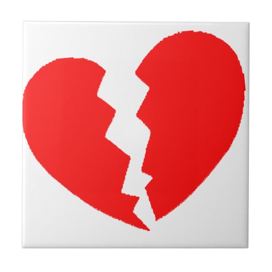 Broken Heart Fliese (Vorderseite)