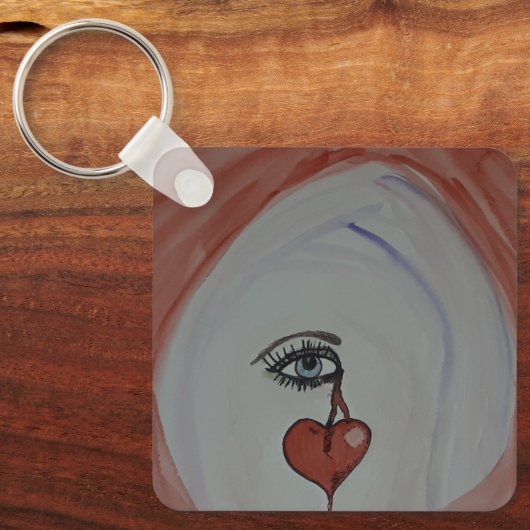 Broken Heart Keychain Schlüsselanhänger (Vorderseite)