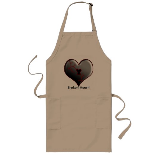 Broken Heart Lange Schürze (Vorne)