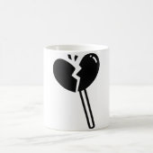 Broken Heart Lollipop Candy Kaffeetasse