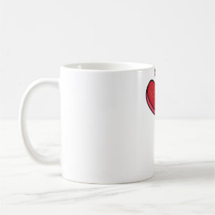 Broken Heart Lollipop Candy Red Kaffeetasse